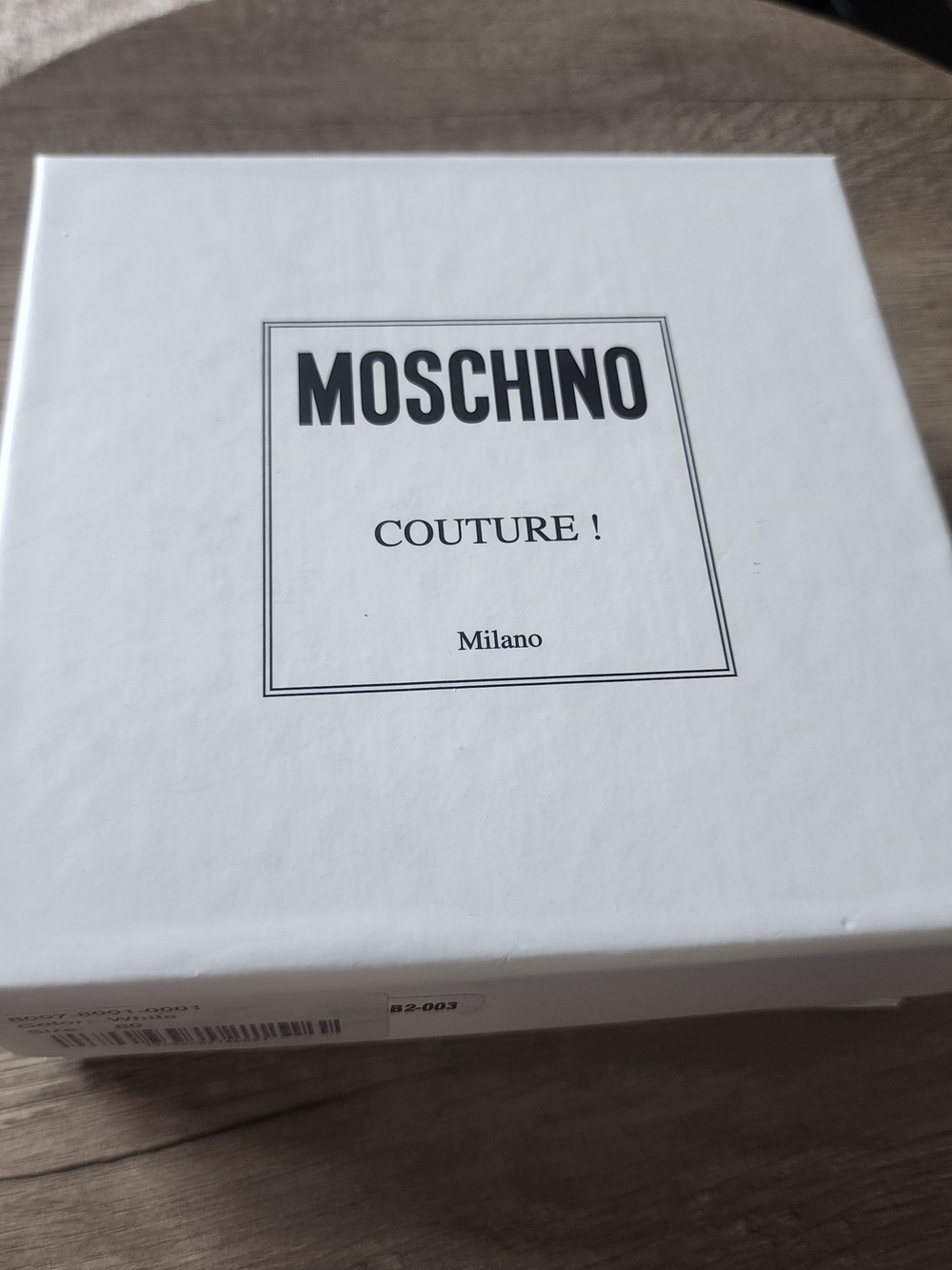 MOSCHINO Couture White Box